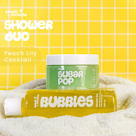 Shower Duo - Peach Lily Cocktail